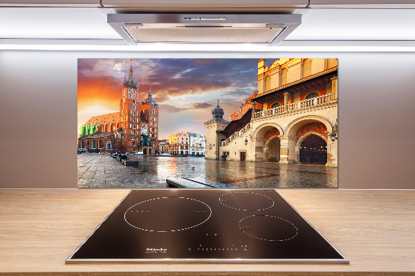 Pannello paraschizzi cucina con stampa raffigurante Cracovia, Polonia