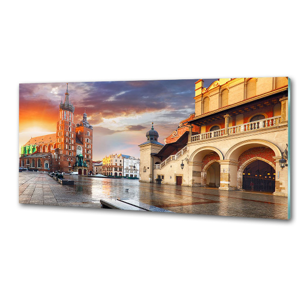 Pannello paraschizzi cucina con stampa raffigurante Cracovia, Polonia