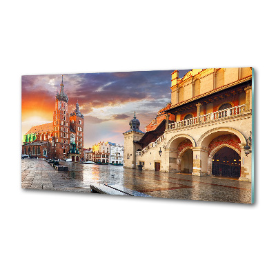 Pannello paraschizzi cucina con stampa raffigurante Cracovia, Polonia