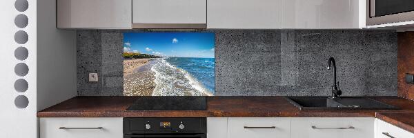 Rivestimento parete cucina con motivo Mar Baltico