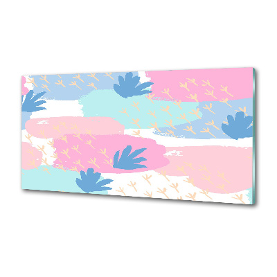 Rivestimento parete cucina con motivo colorato