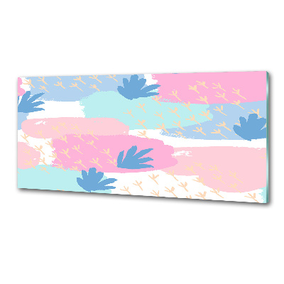 Rivestimento parete cucina con motivo colorato