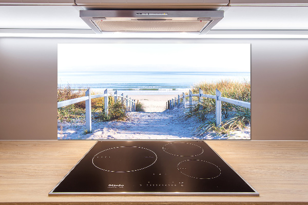 Pannello paraschizzi cucina con motivo Dune costiere