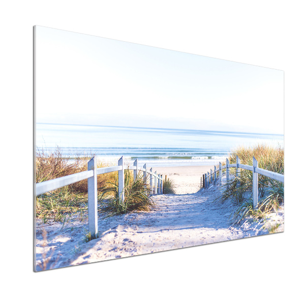 Pannello paraschizzi cucina con motivo Dune costiere