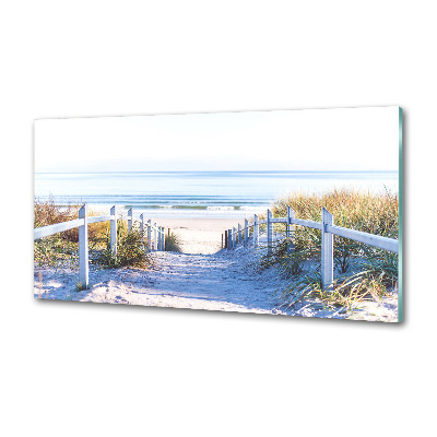 Pannello paraschizzi cucina con motivo Dune costiere