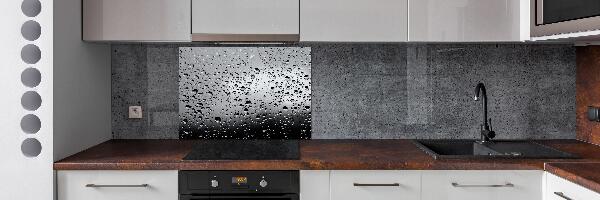 Pannello retrocucina con motivo a gocce d'acqua