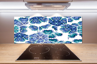 Pannello retrocucina con motivo a mandala