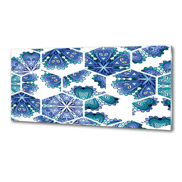 Pannello retrocucina con motivo a mandala