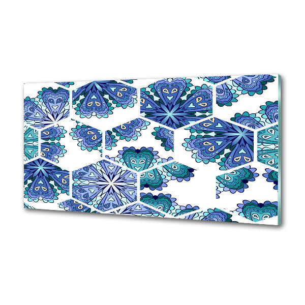 Pannello retrocucina con motivo a mandala