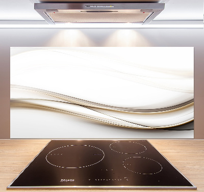 Pannello retrocucina con motivo a onde astratte