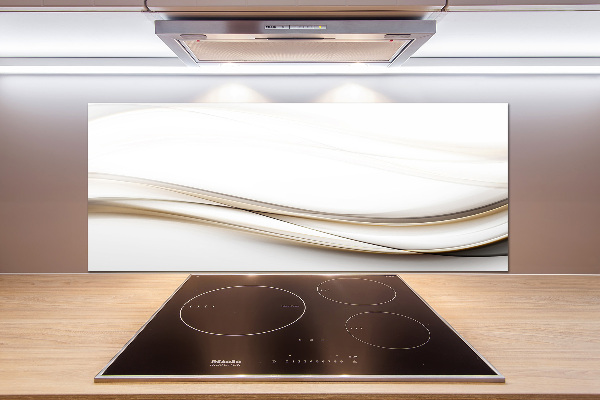 Pannello retrocucina con motivo a onde astratte