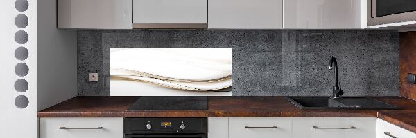 Pannello retrocucina con motivo a onde astratte