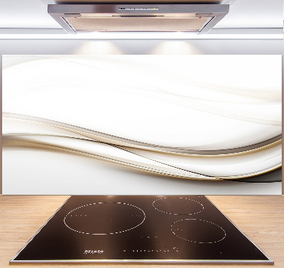 Pannello retrocucina con motivo a onde astratte