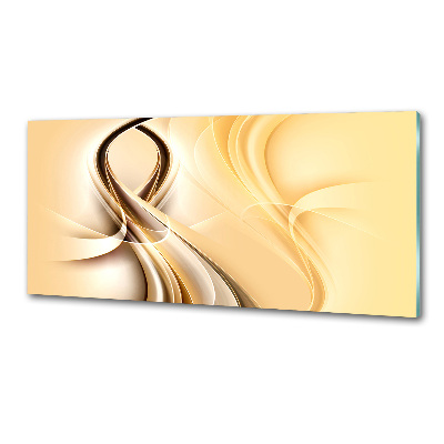 Pannello paraschizzi cucina con motivo a onde astratte