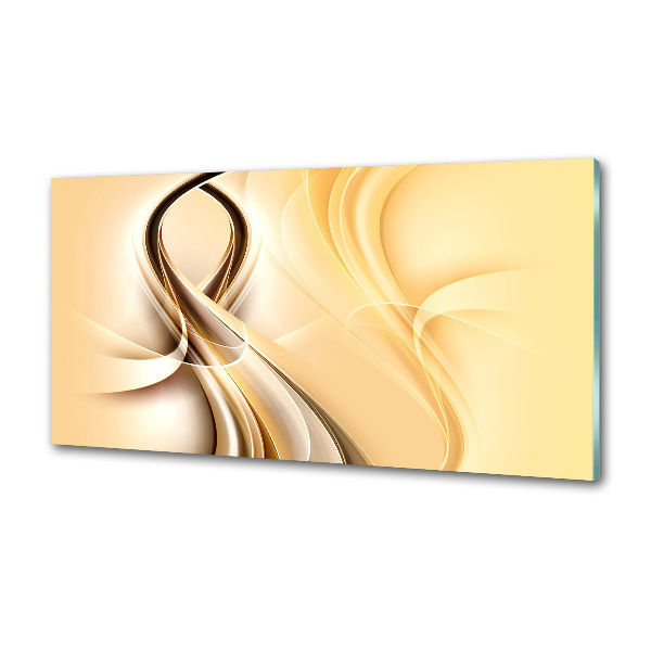 Pannello paraschizzi cucina con motivo a onde astratte