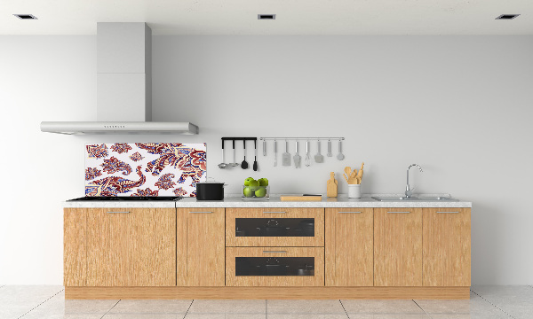 Rivestimento parete cucina con ornamenti a forma di elefante
