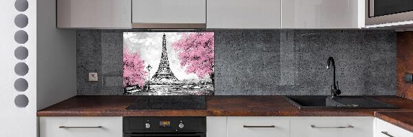 Pannello retrocucina con stampa della Torre Eiffel di Parigi