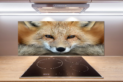 Pannello paraschizzi cucina con stampa a tema volpe