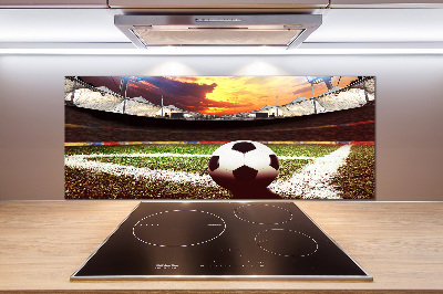 Pannello paraschizzi cucina con stampa raffigurante una palla nello stadio