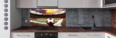 Pannello paraschizzi cucina con stampa raffigurante una palla nello stadio