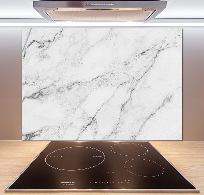 Rivestimento parete cucina con motivo in marmo