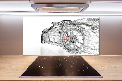 Rivestimento parete cucina rete per protezione o trasporto auto