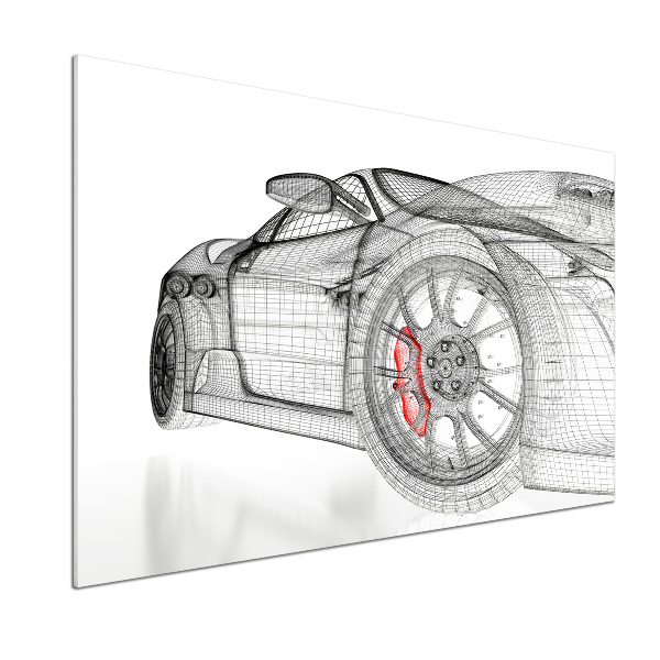 Rivestimento parete cucina rete per protezione o trasporto auto