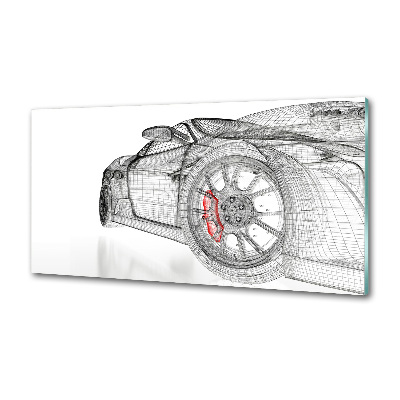 Rivestimento parete cucina rete per protezione o trasporto auto