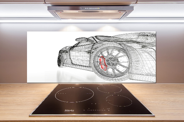 Rivestimento parete cucina rete per protezione o trasporto auto