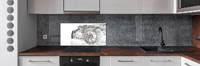 Rivestimento parete cucina rete per protezione o trasporto auto