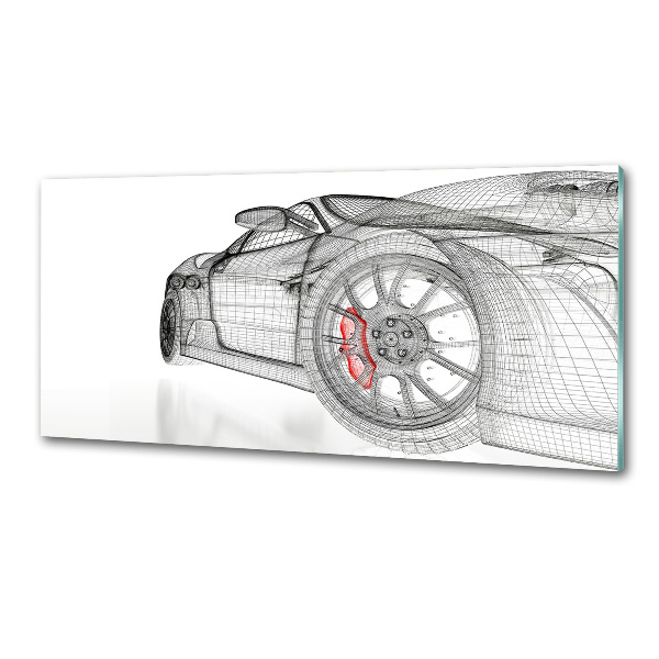 Rivestimento parete cucina rete per protezione o trasporto auto