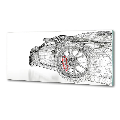 Rivestimento parete cucina rete per protezione o trasporto auto