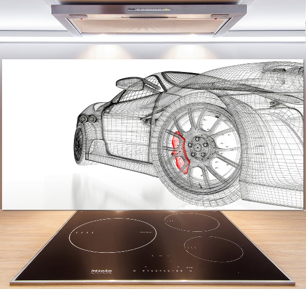 Rivestimento parete cucina rete per protezione o trasporto auto