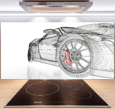 Rivestimento parete cucina rete per protezione o trasporto auto
