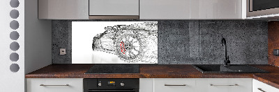 Rivestimento parete cucina rete per protezione o trasporto auto