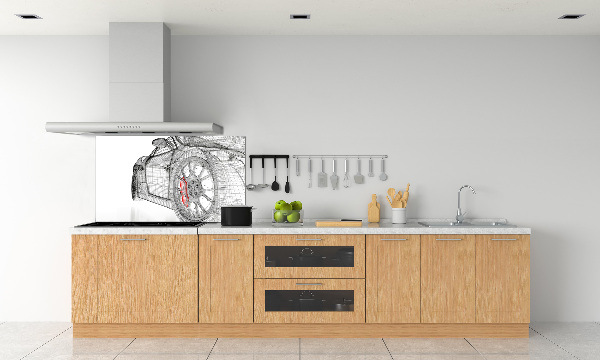 Rivestimento parete cucina rete per protezione o trasporto auto