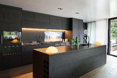 Pannello retrocucina con stampa a tema grattacieli