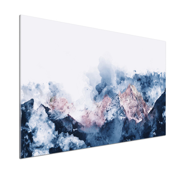 Pannello retrocucina con stampa a tema catena montuosa