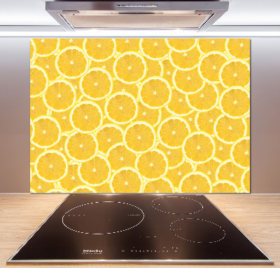 Pannello paraschizzi cucina con motivo fette di limone