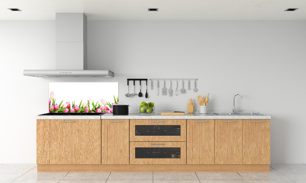 Rivestimento parete cucina con motivo Giardino rosa