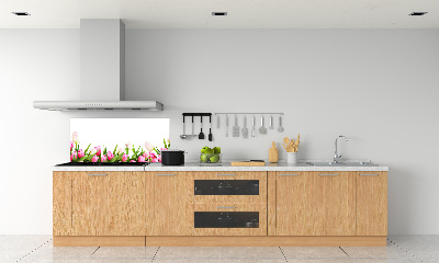 Rivestimento parete cucina con motivo Giardino rosa