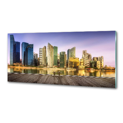 Rivestimento parete cucina in stile Singapore