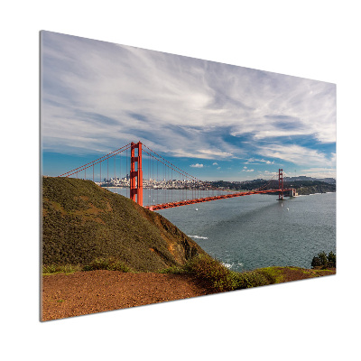 Pannello retrocucina con stampa Ponte di San Francisco