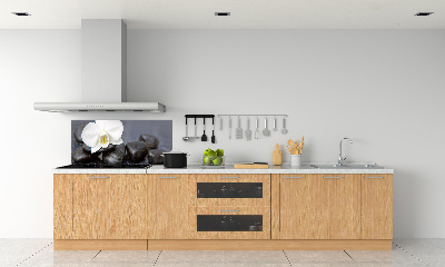 Pannello retrocucina con motivo orchidea