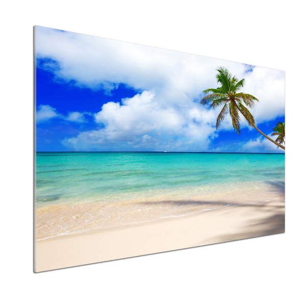 Pannello paraschizzi cucina con stampa a tema spiaggia caraibica