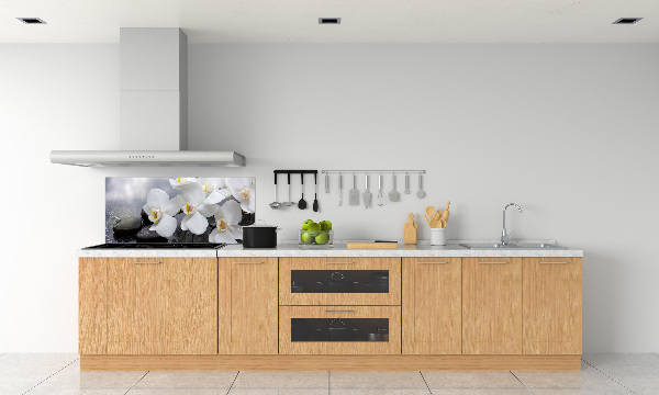 Pannello retrocucina con motivo orchidea