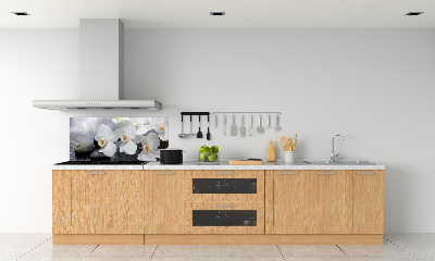 Pannello retrocucina con motivo orchidea