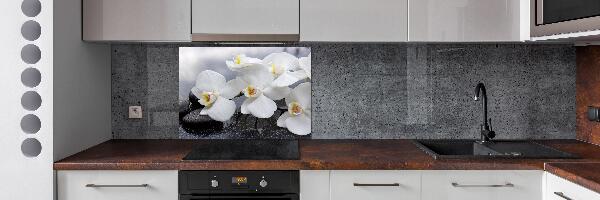 Pannello retrocucina con motivo orchidea
