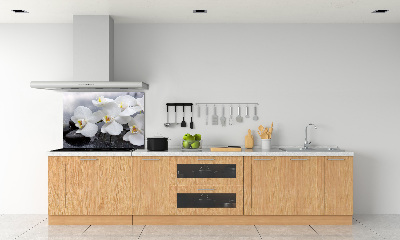 Pannello retrocucina con motivo orchidea