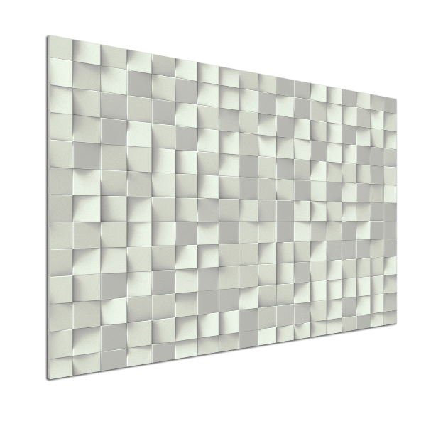 Rivestimento parete cucina con motivo geometrico